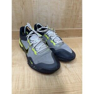 NIKE Alpha Huarache Elite 3 Turf Grey Volt CK0748-023 Baseball Shoes Men’s 8